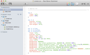 Bare Bones Stylesheet