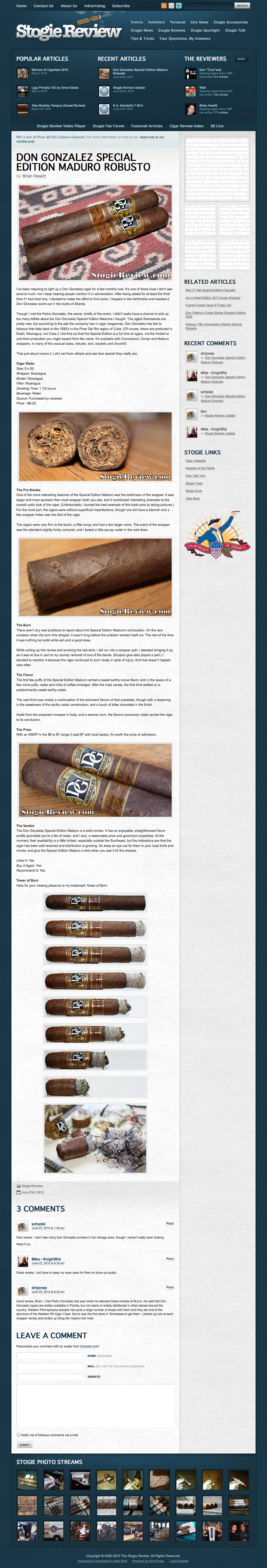 Stogie Review