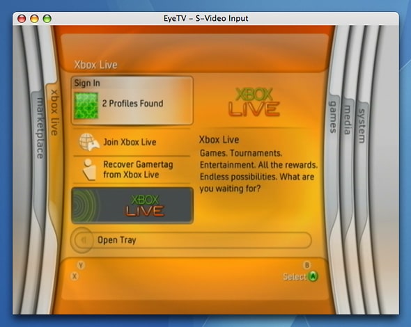 use eyetv for xbox mac