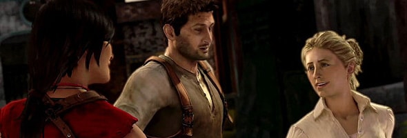 Uncharted 2' game actors rehearse all together