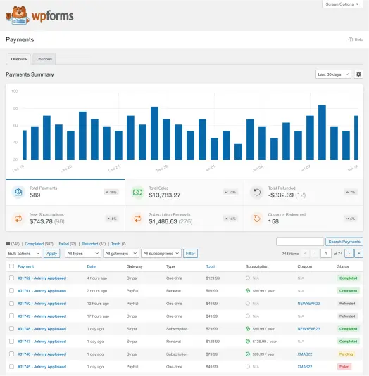 WPForms